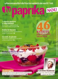 FoodPR: Canalul TV Paprika si-a lansat propria revista: TV Paprika Magazin