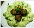 Ciuperci umplute picante si piure cu broccoli-3