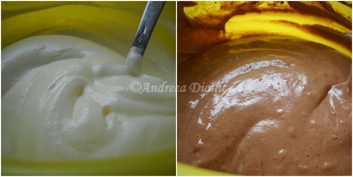 Tort de inghetata in doua culori/Zebra Ice Cream