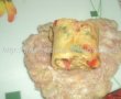 Carne de porc tocata cu rulada de omleta-1