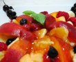 Salata de fructe cu serbet lamaie si busuioc-1