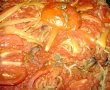 Paste cu carne de vita si purcel, cu ciuperci si sos de rosii la cuptor-5