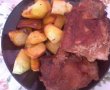 Friptura de carne de porc cu cartofi-1