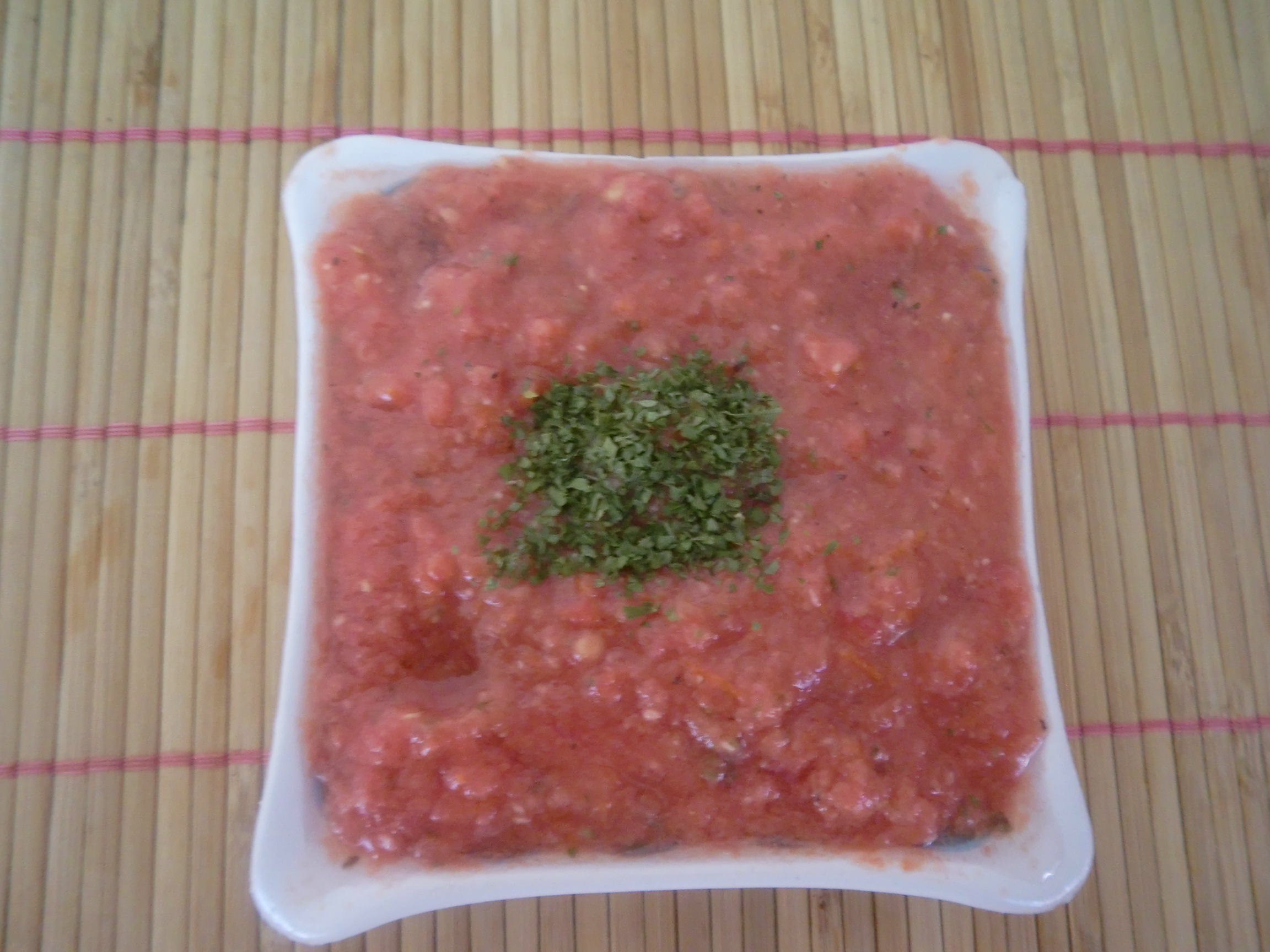 Salsa de tomate al natural