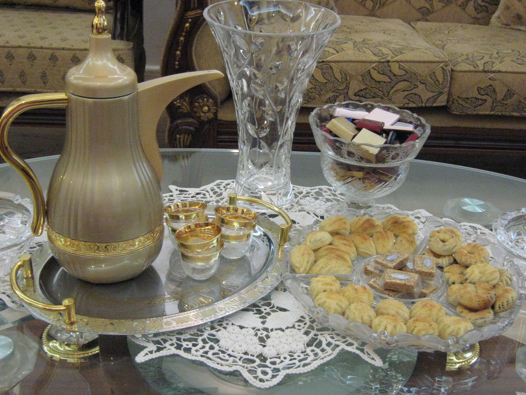 Cafea araba cu cardamom pentru ocazii -“Ahwa sada”