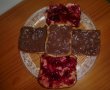 Pancove patrate cu Nutella si dulceata de afine rosii-2