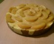 Tarta de queso con melocotones y caramel(Tort cu crema de branza ,piersici si caramel)-5