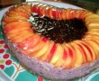 Cheesecake cu afine si nectarine-1