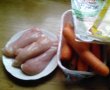 Cordon Blue cu garnitura de morcovi si piure de cartofi-0