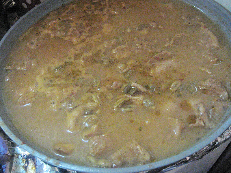 Curry de curcan cu cardamon negru