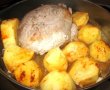 Friptura din pulpa de porc inabusita ,cu garnitura de cartofi-1