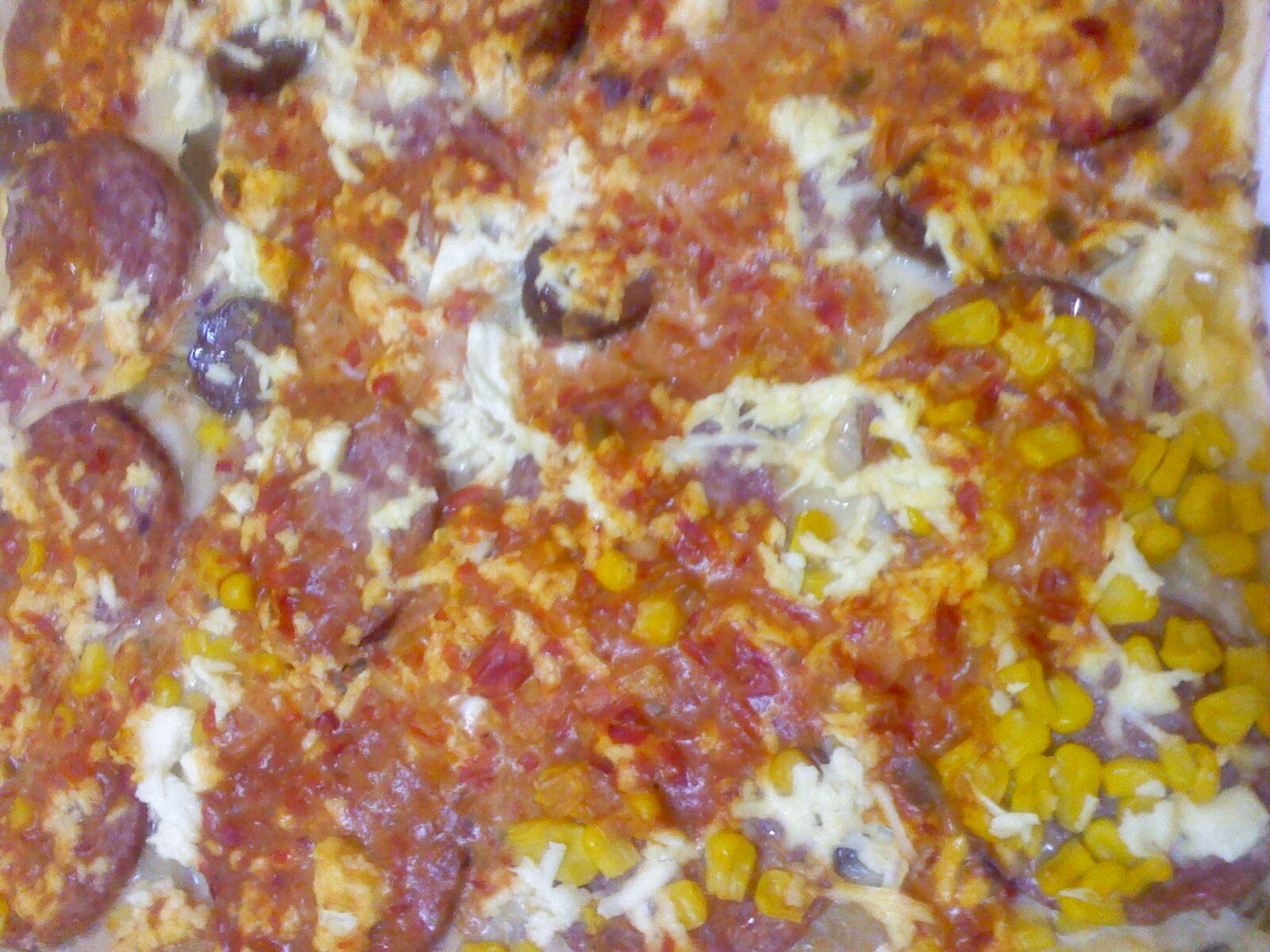 Pizza cu porumb si ciuperci pleurotus