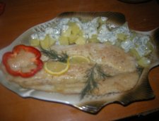 File de pangasius la cuptor