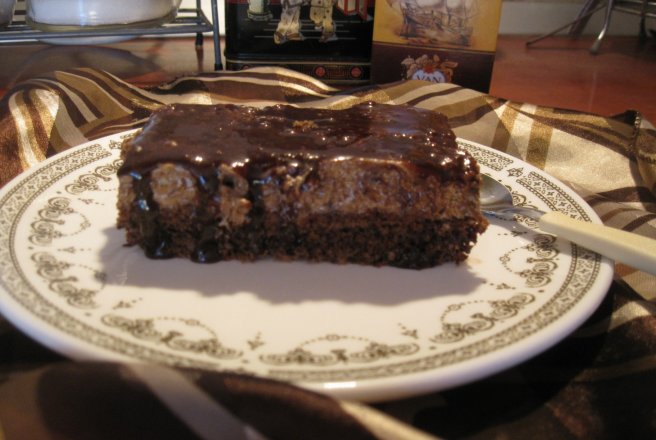 Prajitura cu nuci si cafea  (walnuts and coffee cake or anti gloom cake)