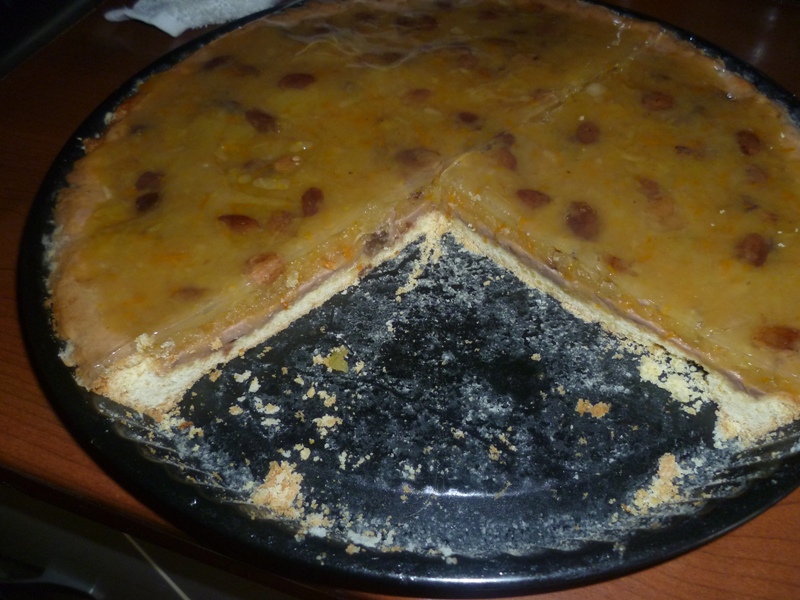 Crostata (tarta) cu mere si panna cotta