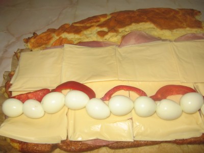 Rulada aperitiv calda