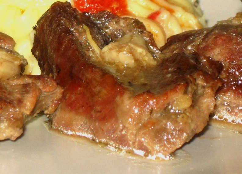 Muschiulet de vitel in marinata cu mustar