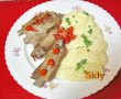 Costite de porc glazurate cu cartofi batuti-4