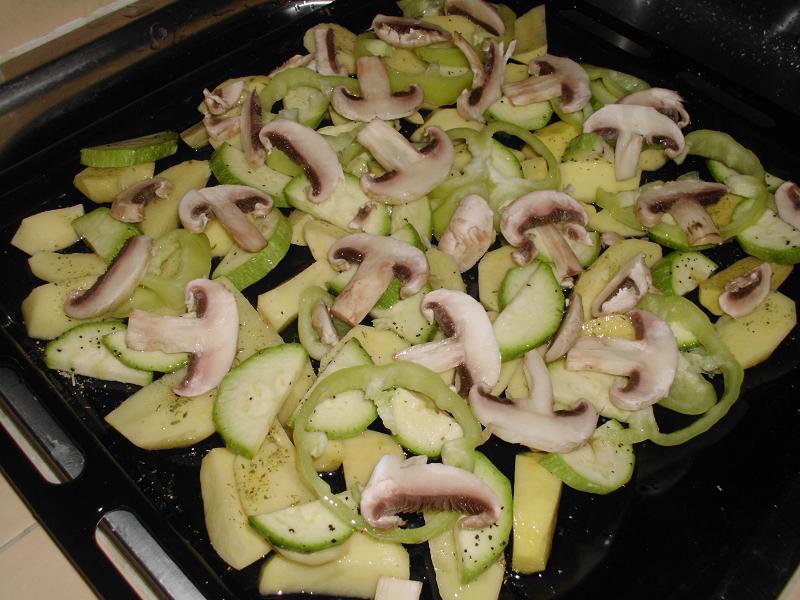 Peste cu legume la cuptor