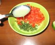Salata cu inele de calamar si vinegreta de rosii-3