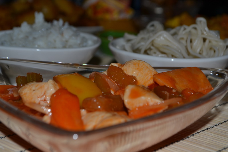 Pui cu Vitasia wok sauce dulce - acrisor (by Lidl)