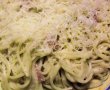 Spaghete carbonara, reţetă cu smantana-3