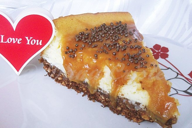 Cheesecake cu caramel