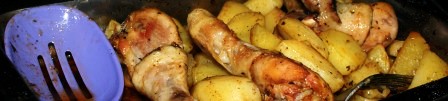 Copanele aromate cu cartofi la cuptor