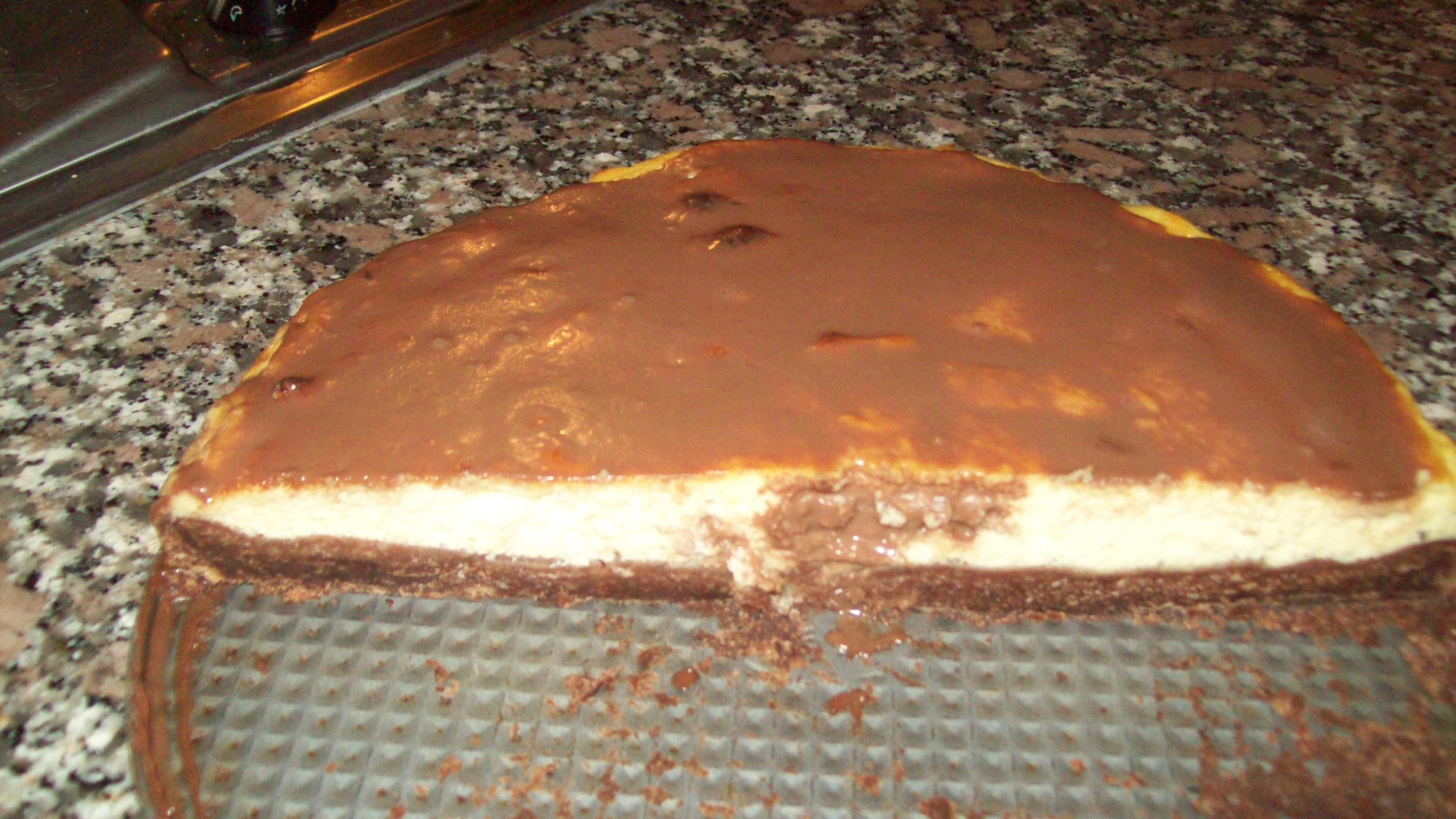 Cheesecake cu ricotta si ciocolata