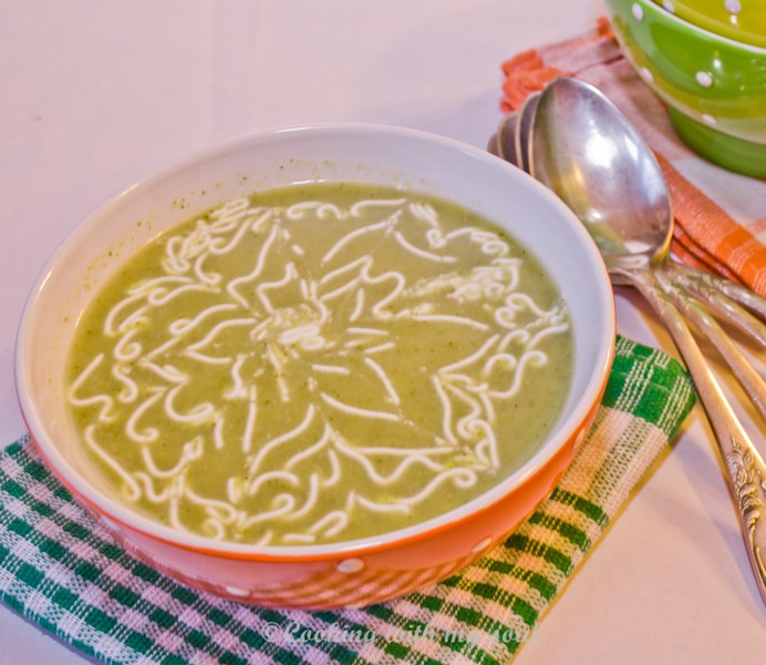 Supa crema din broccoli