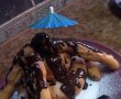 Gogoși cu topping de ciocolată-1