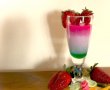 Cocktail tricolor cu capsuni-2