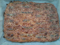 Pizza cu anchoas si mozzarela