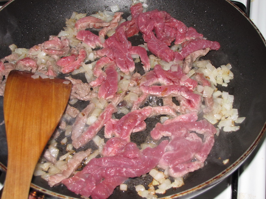 Beef stroganoff