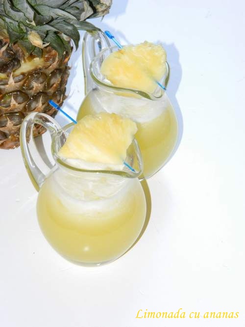 Limonada de lamaie cu ananas