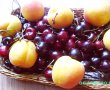Negresă cu fructe şi cremă de iaurt-6