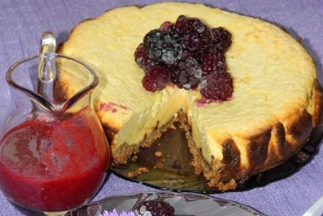 Cheesecake cu lapte condensat ( Copt)