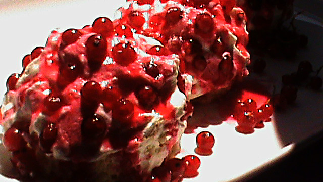 Tortulete motate de  coacaze rosii