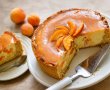 Tort cu caise, branza si caramel-6