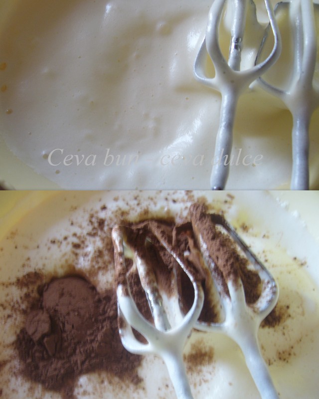 Prajitura cu ciocolata, crema mascarpone si capsuni