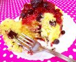 Mug cake cu afine-desert la microunde ,varianta albă-3