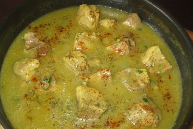 Friptura de porc cu sos de curry