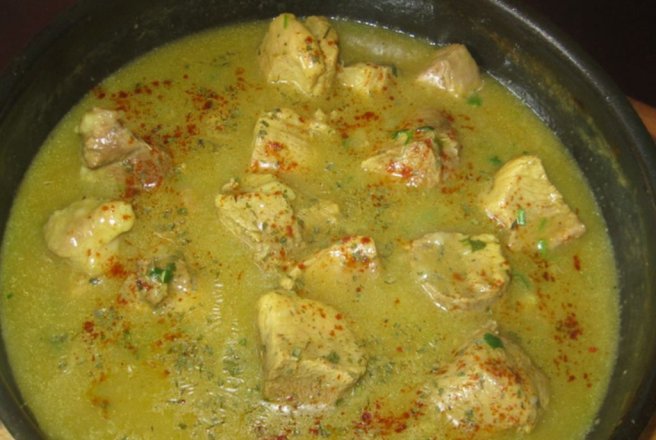 Friptura de porc cu sos de curry