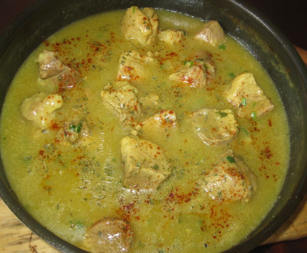 Friptura de porc cu sos de curry