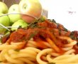 Spaghete cu sos si ciuperci-1