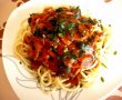 Spaghete cu sos si ciuperci-3