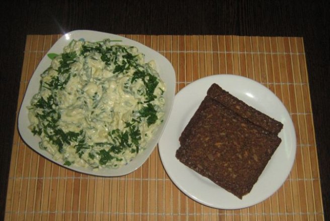 Salata de fasole verde si galbena (cu maioneza)