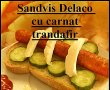 Sandvis Delaco cu carnat trandafir si mozzarella-0