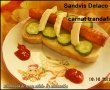 Sandvis Delaco cu carnat trandafir si mozzarella-1