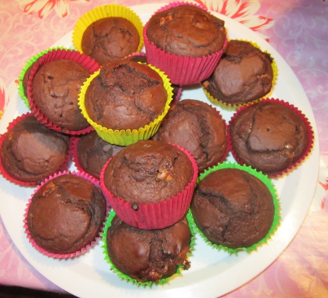 Cupcakes cu ciocolata (reteta olandeza)